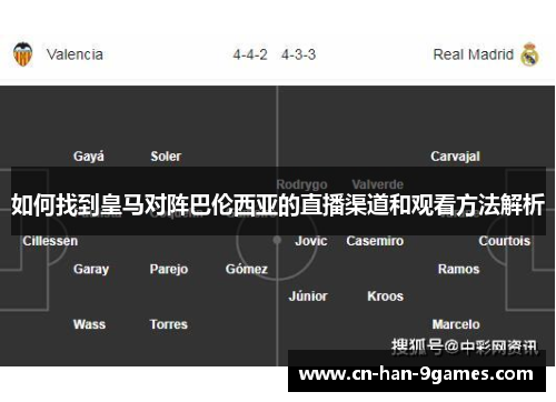 如何找到皇马对阵巴伦西亚的直播渠道和观看方法解析